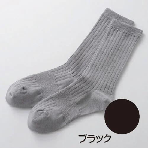 乐天商城 - 竹布・ソックス・ブラック・22〜24cm