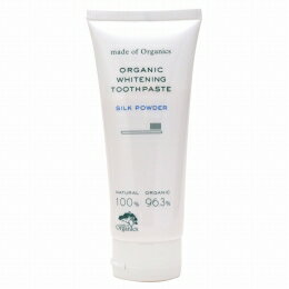 乐天商城 - たかくら新産業 メイドオブオーガニクス　オーガニック　ホワイトニング　トゥースペースト　シルクパウダー 100g
