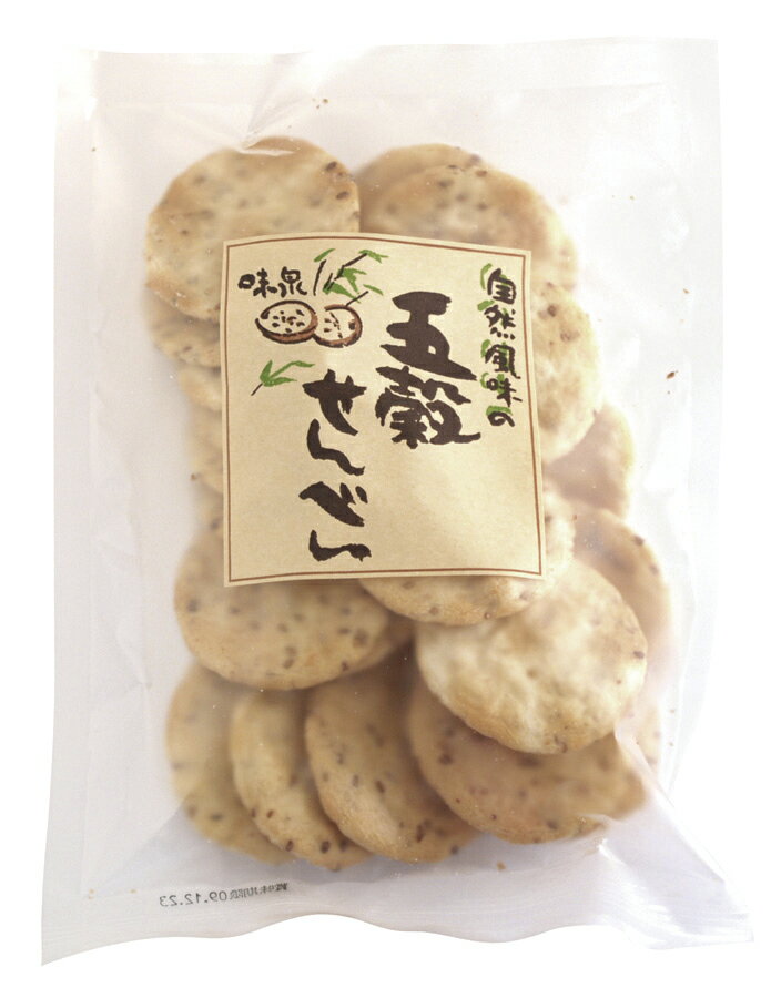 自然風味の五穀せんべい　100g