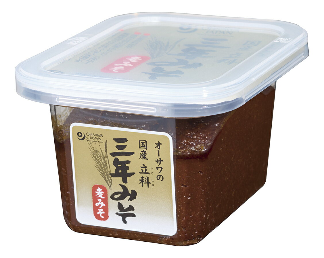 Rakuten - オーサワの国産立科三年みそ(麦)　300g