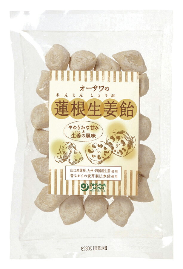 Rakuten - オーサワの蓮根生姜飴(切飴)　100g