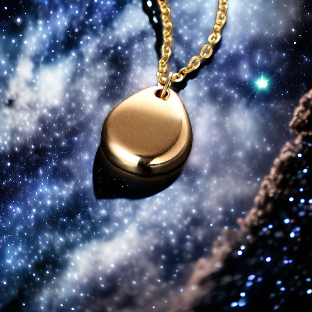 GCM製・ムー雫ミニペンダント・ゴールド【正規品】ムーの泉製 ムーシリウス,雫,ムー,波動,パワー,マインドスピリット,運,ペンダント,ゴールド