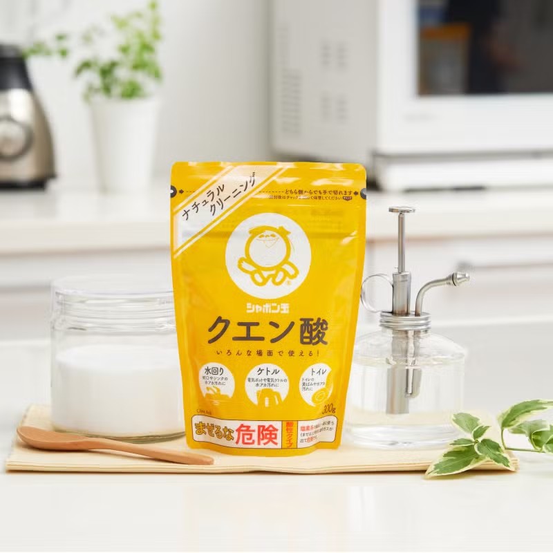 クエン酸 300g【シャボン玉石けん】クエン酸,清掃,消臭,汚れ落とし,換気扇,ガスレンジ,生ゴミ,まな板,冷蔵庫,トイレ,シャボン玉石けん