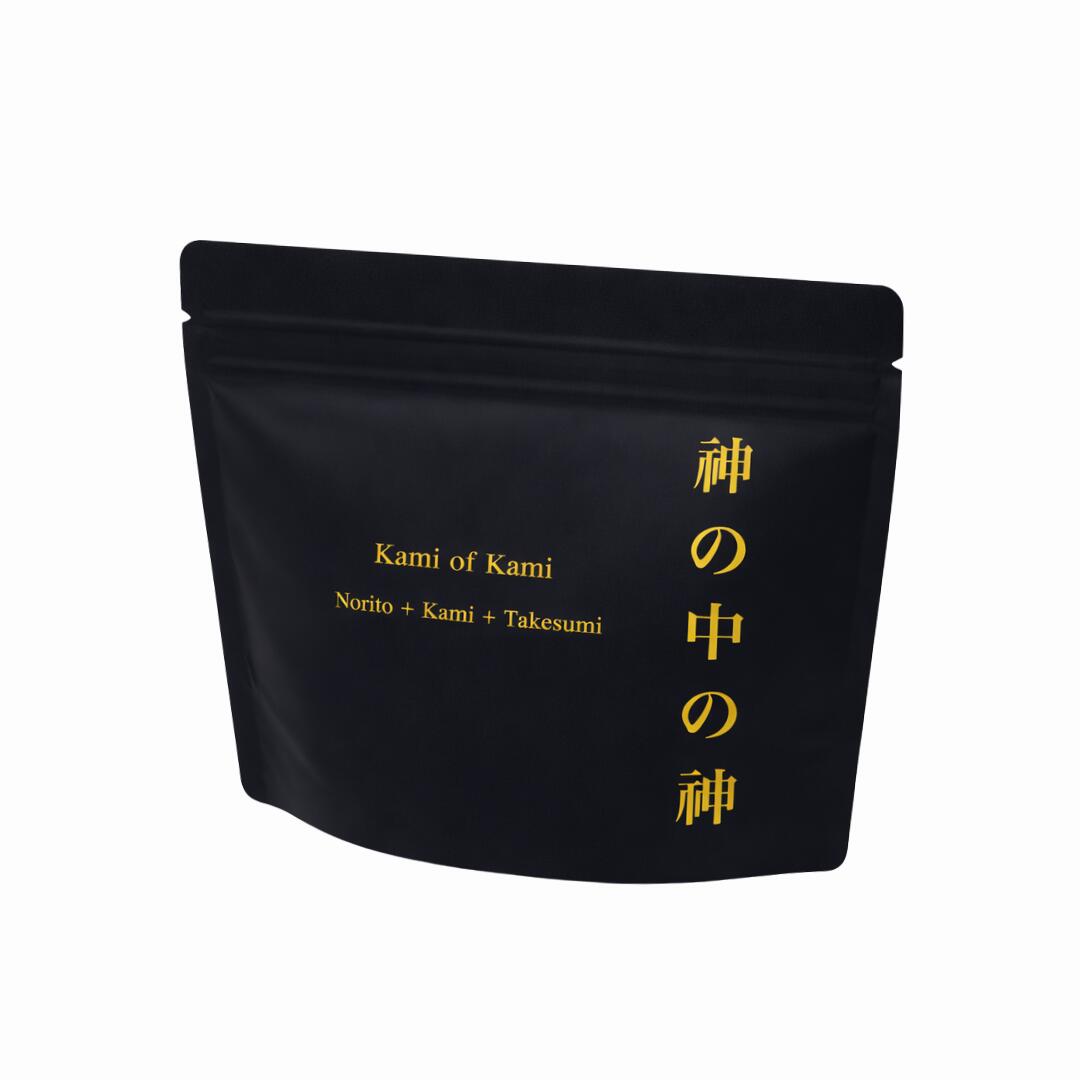 Rakuten - Kami of Kami （神の中の神）祝詞 × Kami（籾殻パウダー） × 竹炭｜一柱　150g　Kami,祝詞,籾殻,パウダー,竹炭,健康,美容,食品