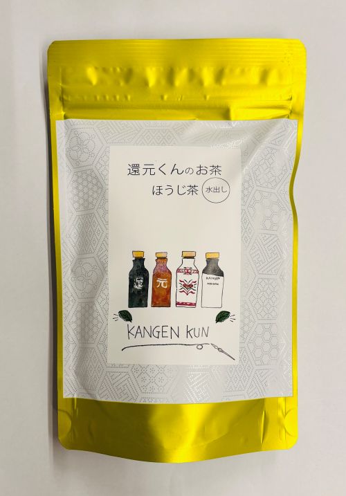 ■商品名：還元くんのお茶 ほうじ茶 ■商品詳細 ○深い香りと芳醇な味わいのほうじ茶に、メビウスウォーターを特殊な技術で加工しました ○玉露葉を使用した、玉露ほうじ茶、芳醇な香りが引き立つ風味豊かなお茶です ○還元くんが早く起電しやすい、水出しタイプになります ■内容量：5g×20P ■原材料：緑茶（福岡県八女星野産） ■保存方法：高温、多湿を避けて保存してください。