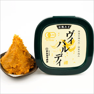 マルカワみそ　無添加・有機みそ　「ヴィバルディ」600g　マルカワみそ,無添加,有機味噌,ヴィバルディ,天然麹菌,生味噌,国産大豆,有機米,自然塩,カルシウム treeoflife888-10003148 いのちの樹 サンプル画像2