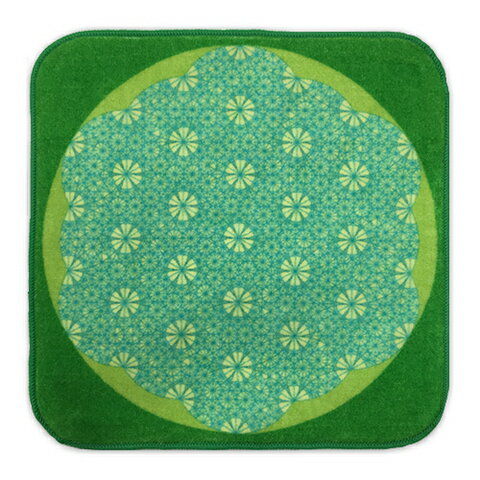 クスリエ ミニタオル　グリーンクリスタル