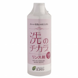エコワン 洗のチカラ リンス剤（500ml）リンス,衣料,洗剤,石けん,黄ばみ,エコワン,仕上げ剤,クエン酸,..