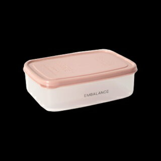 乐天商城 - EMBALANCE RECTANGLE CONTAINER レクタングルコンテナM870ml