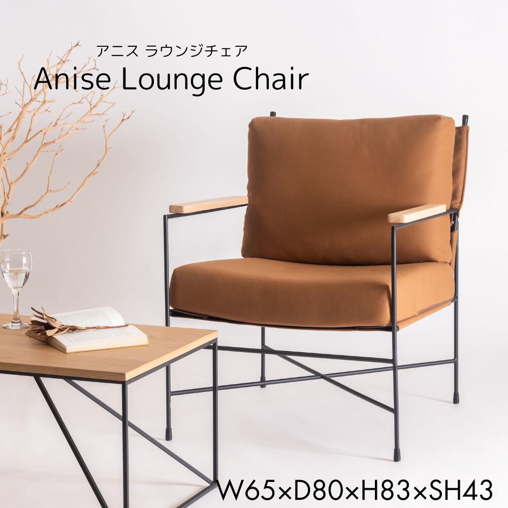 アニス ラウンジチェア 1人掛け W65×D80×H83（F1-101CA）新品