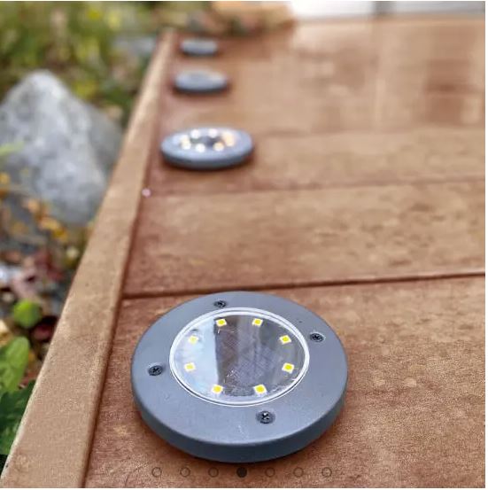 ソーラー グランドライト LED 2個セット 屋外用 ライト 2P 2WAY 夜間自動点灯 防犯対策 太陽光発電 プレゼント 無料ラッピング メッセージ ss2412 [2]