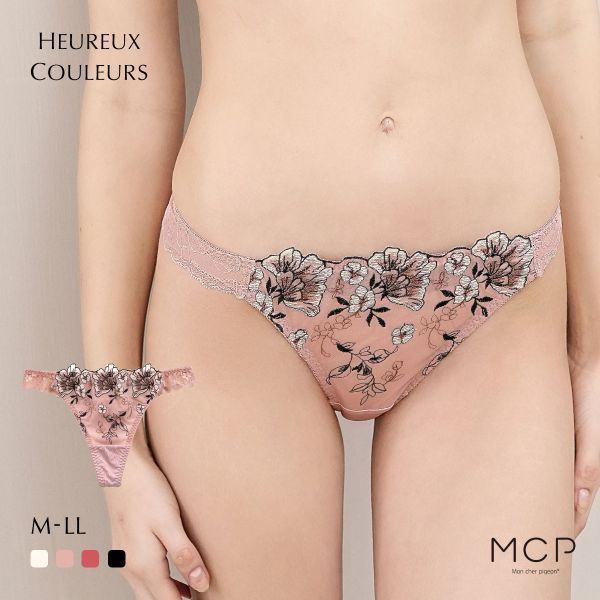 【メール便(5)】 モンシェルピジョン Mon cher pigeon ウルークルールズ ショーツ Tバック タンガ バックレース M L LL 単品 レディー...