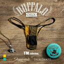 【メール便(5)】 ティーエムコレクション TM collection×Gravevault×SHIROHATO トリプルコラボ Buffalo Check ハギ無しシャープ リオバック メンズ trelinge 全2色 M-LL