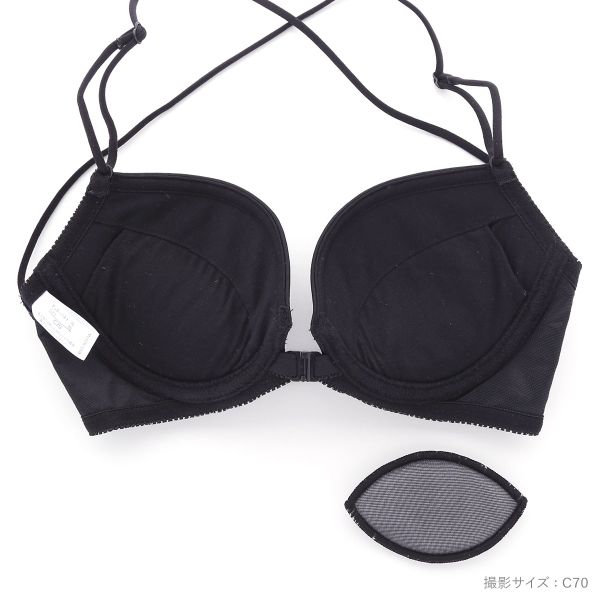 ループバック フロントホック ブラジャー ショーツ セット 背中見せ 背中開き オフ...
