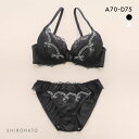 ピュアシェリ ブラジャー ショーツ セット ローズモチーフ PURECHERIE レディース trelinge 全2色 A70-M-D75-M