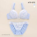 ロマンティックドール ブラショーツセット ストレッチレース 3色ケミカル付ハーフ Romantic doll レディース trelinge 全2色 A70-M-D75-M