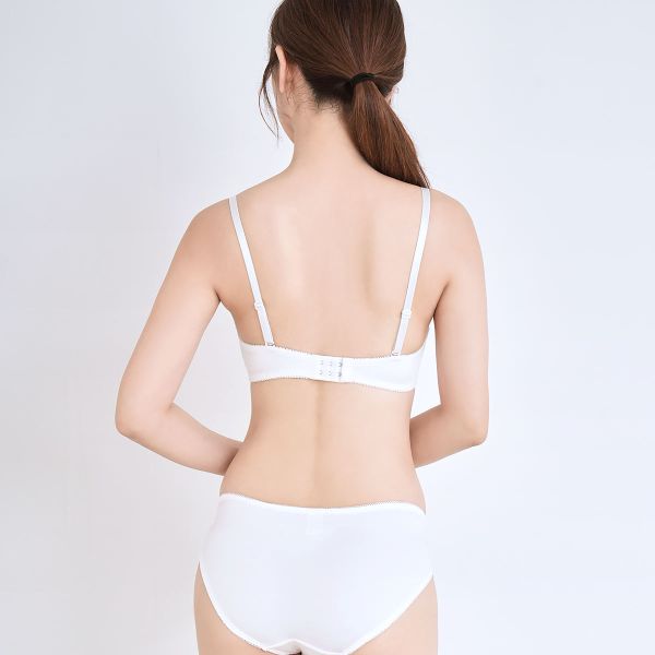 エレガント フラワーブーケレース ブラセット ABCDEF 大きいサイズ グラマー ブラジャー ショーツ セット 谷間 Elegante レディース trelinge 全2色 A70-M-F75-L