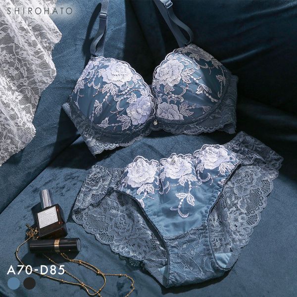ピュアシェリ 脇高 ラメチュール ブラセット ABCD ブラセット ABCD 谷間 盛り 脇寄せ ブラジャー ショーツ セット PURECHERIE レディース trelinge 全2色 A70-M-D85-LL