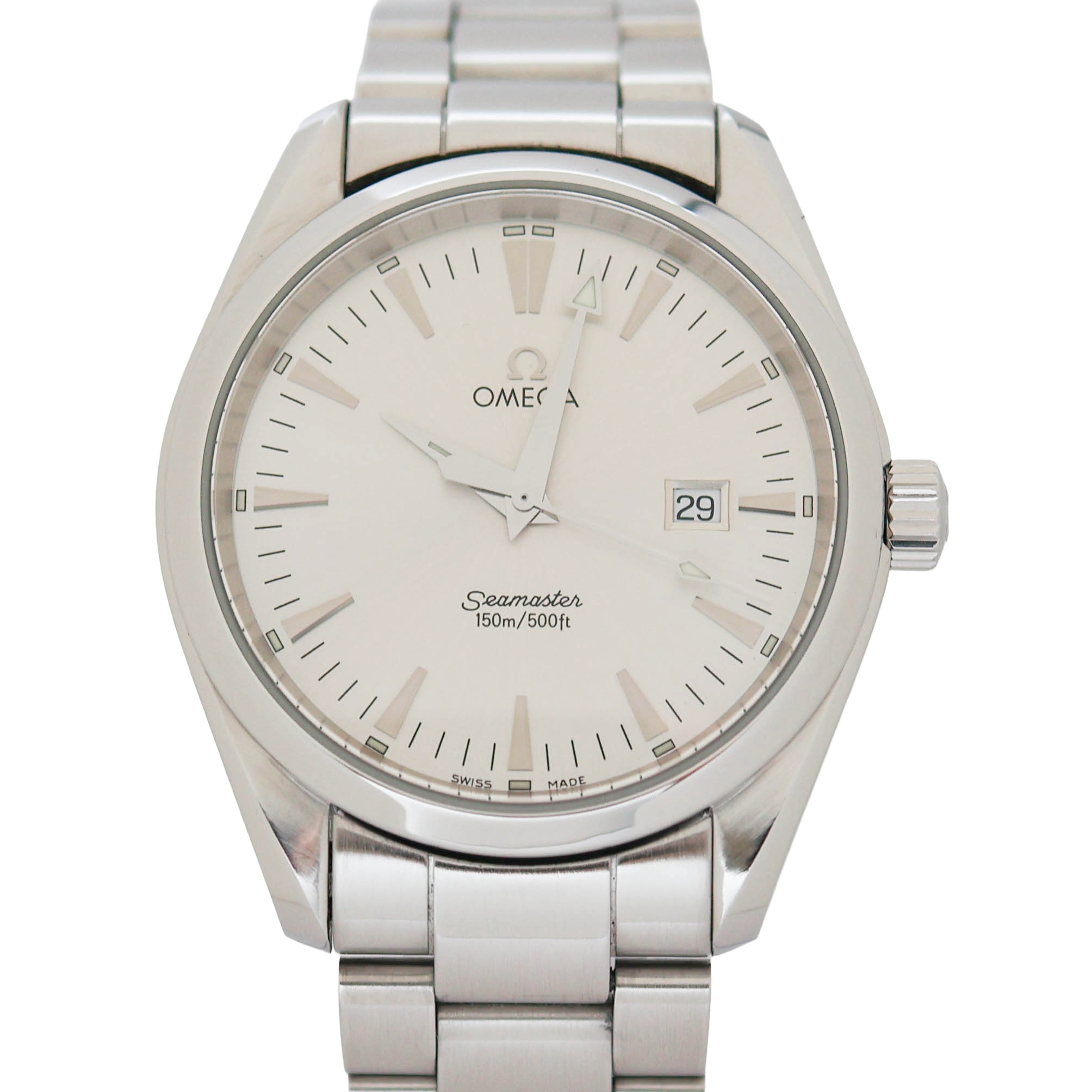 美品 オメガ レディース 2577.30 OMEGA Seamaster OMEGA】オメガ『シーマスター アクアテラ』2577.30 レディース