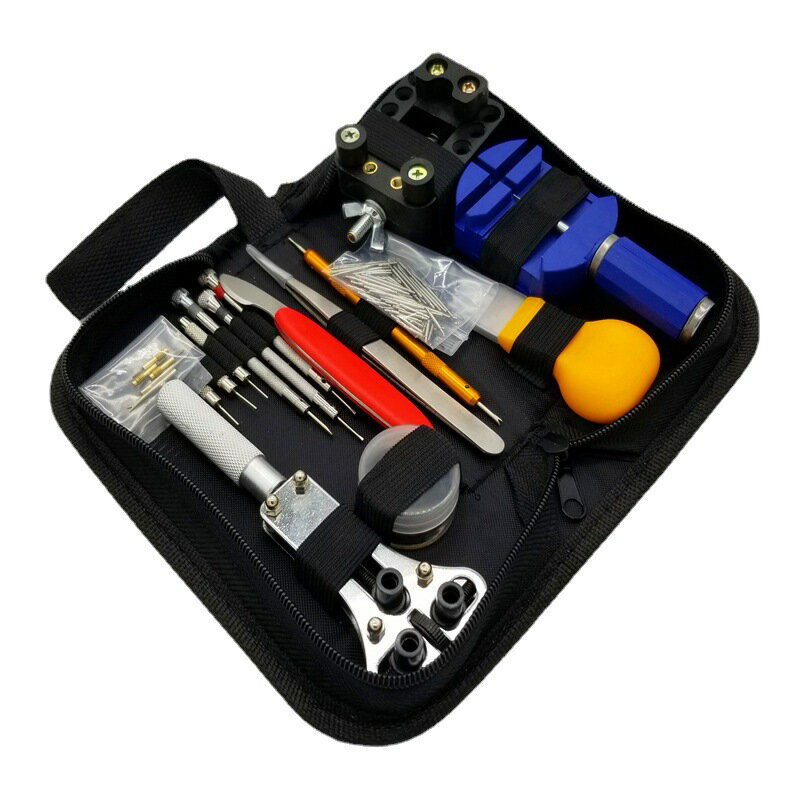 腕時計 修理 キット 工具 セット 備品 道具 ピン メンテナンス 電池交換 自分で ケース付き