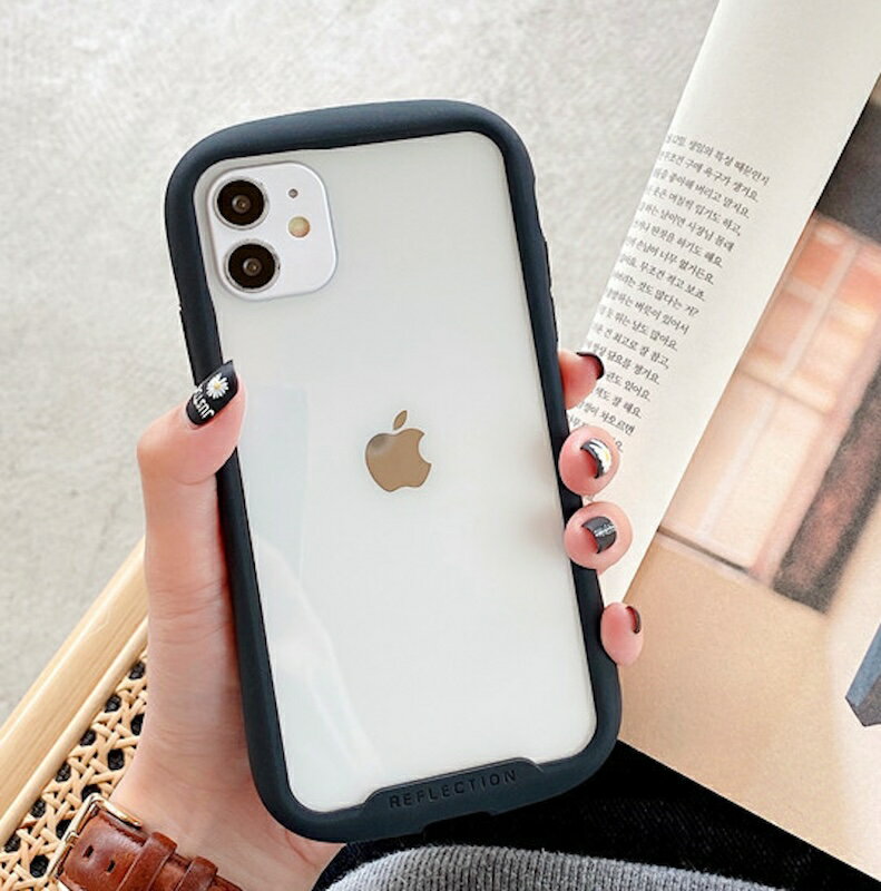 樂天商城 - iPhone 13 ケース ラウンドフォルム 耐衝撃 バックケース 背面カバー 背面クリア 耐衝撃ケース 透明 シンプル