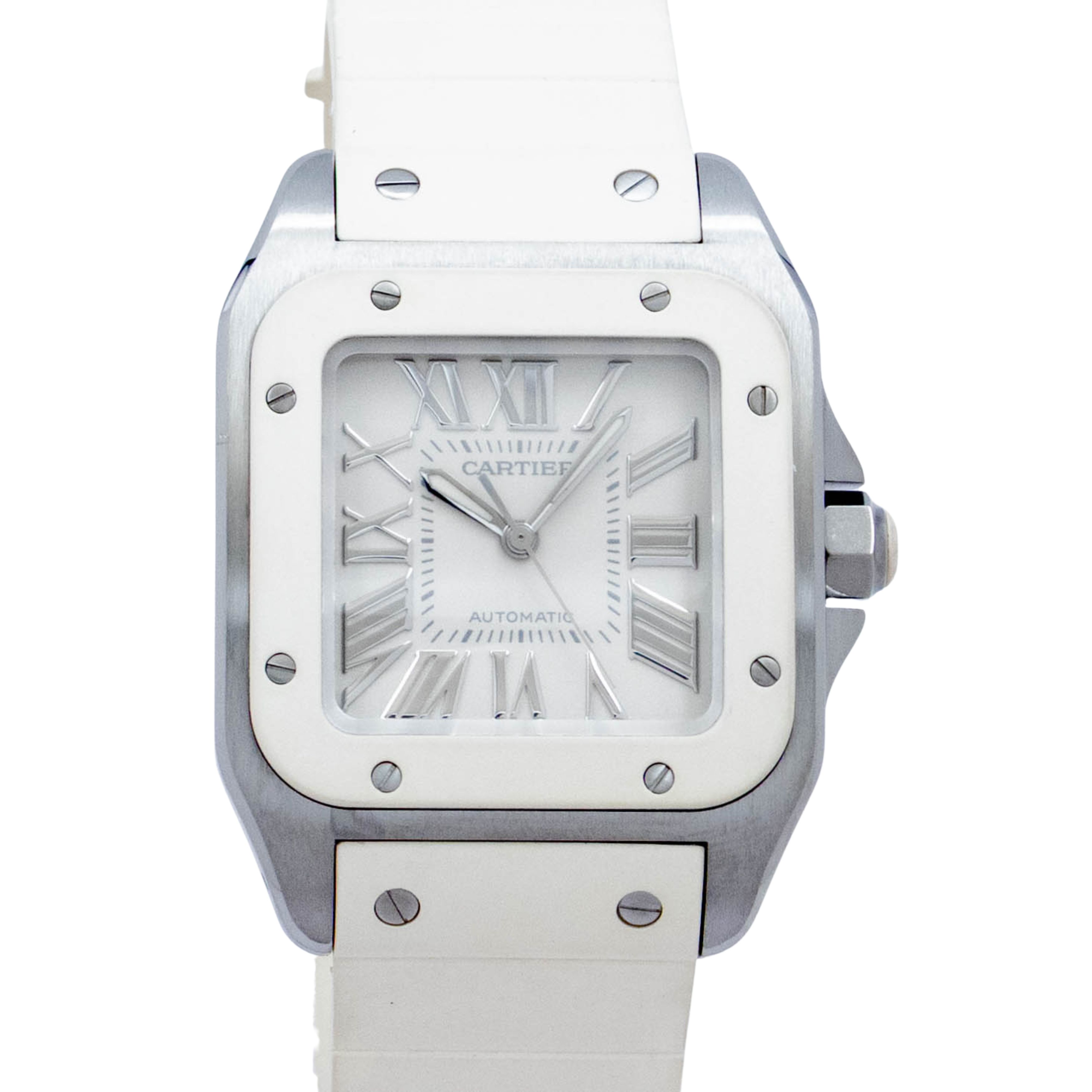 カルティエ Cartier サントス 100 W20122U2 Cartier Santos 自動巻 ...