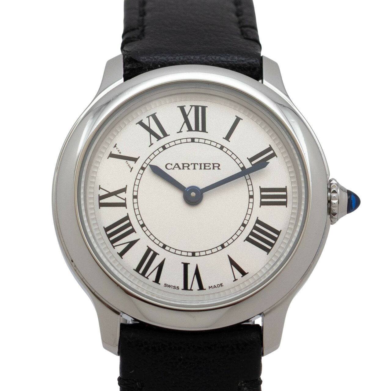 樂天商城 - 【中古】【箱・保証書付き】 カルティエ Cartier ロンドソロ WSRN0030 Cartier Ronde de Cartier クォーツ 腕時計 レディース 白