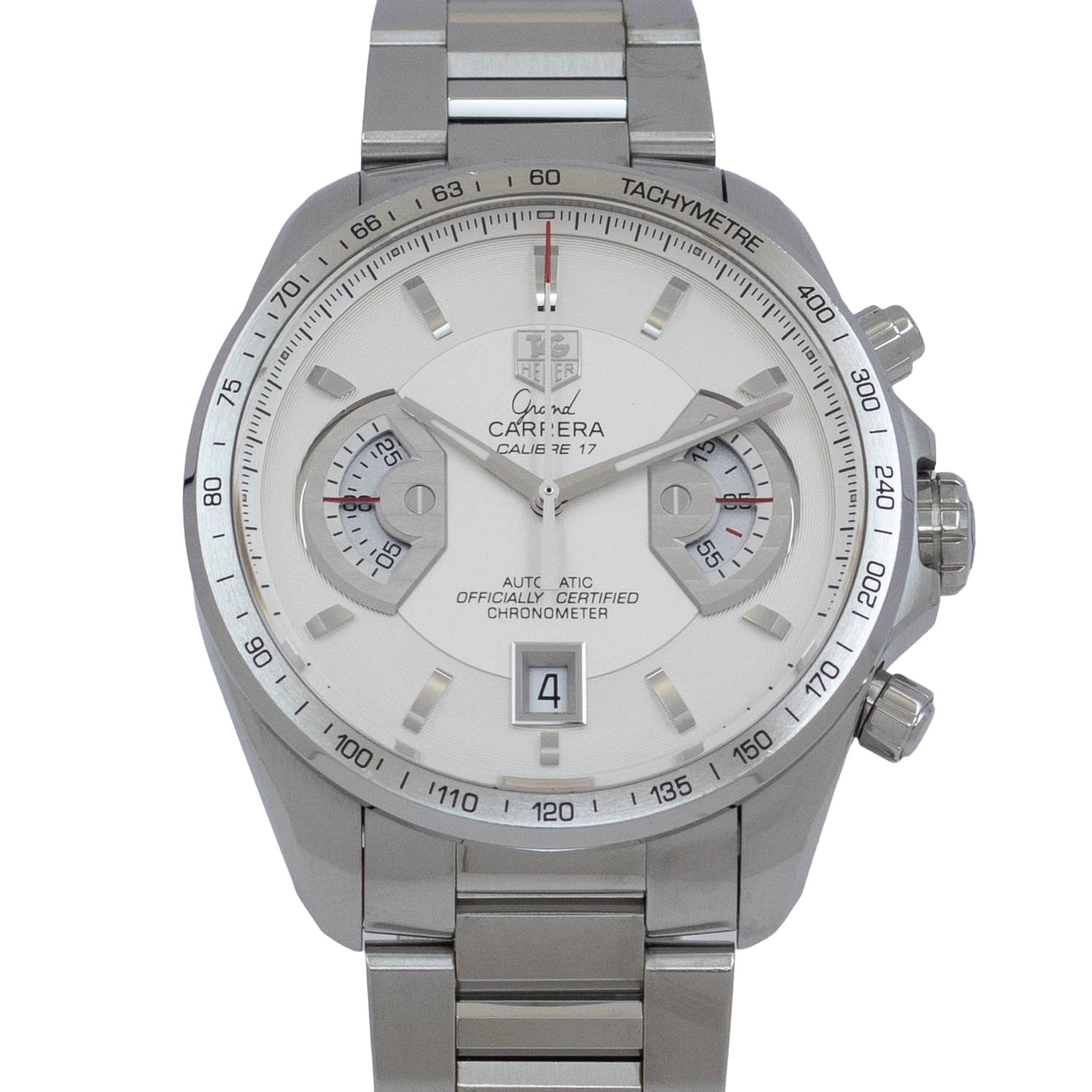  タグホイヤー TAG HEUER グランドカレラ クロノグラフ キャリバー17 RS CAV511B.FC623 自動巻き メンズ・ユニセックス 白