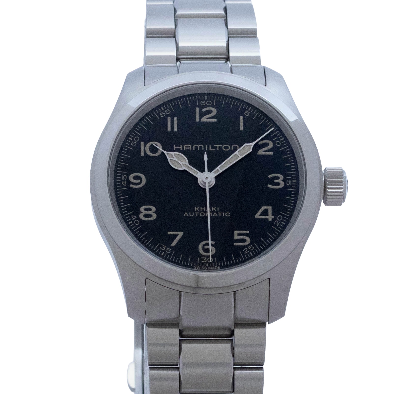 【中古】【箱・保証書付き】 ハミルトン ?Hamilton Khaki Field Murph H70405130 Hamilton Khaki Field 自動巻き 腕時計 メンズ・ユニセックス 黒