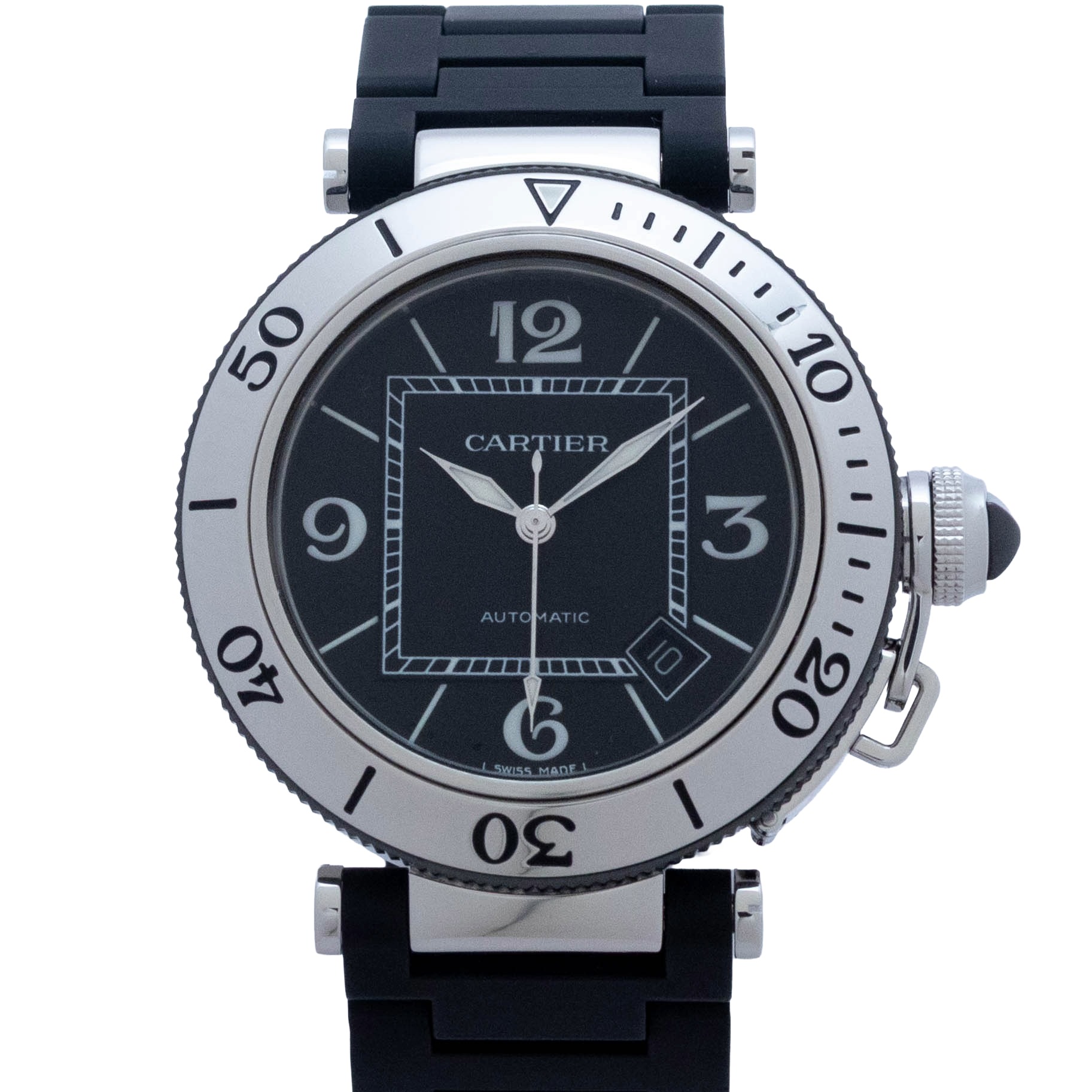 【中古】カルティエ Cartier パシャ W31077U2 Cartier Pasha 自動巻き  ...