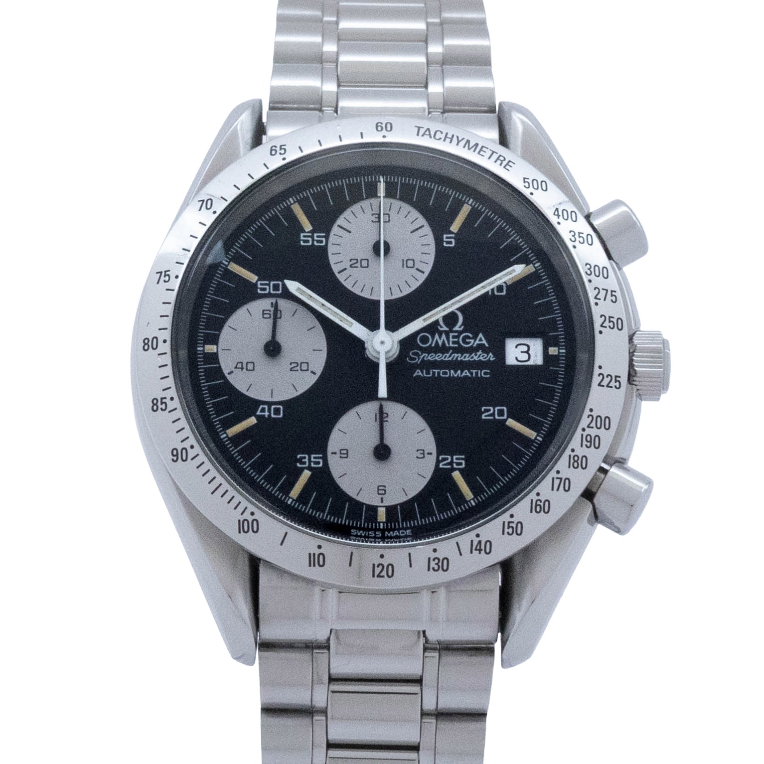 乐天商城 - 【中古】【保証書付き】 オメガ OMEGA スピードマスター 3511.50 OMEGA Speedmaster 自動巻き 腕時計 メンズ・ユニセックス 黒