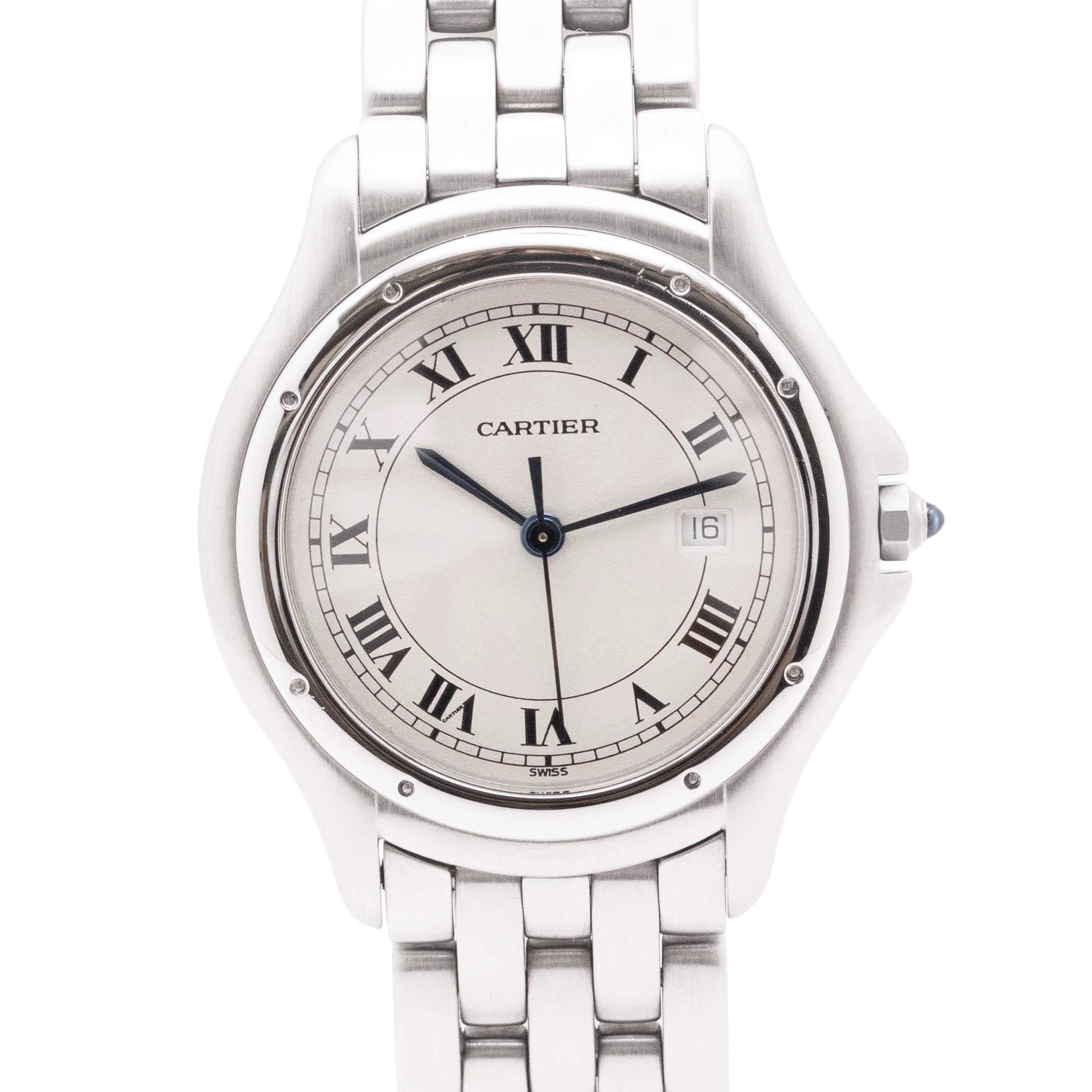 樂天商城 - 【中古】カルティエ Cartier パンテール クーガー W35002F5 Cartier Panth?re クォーツ 腕時計 レディース 白