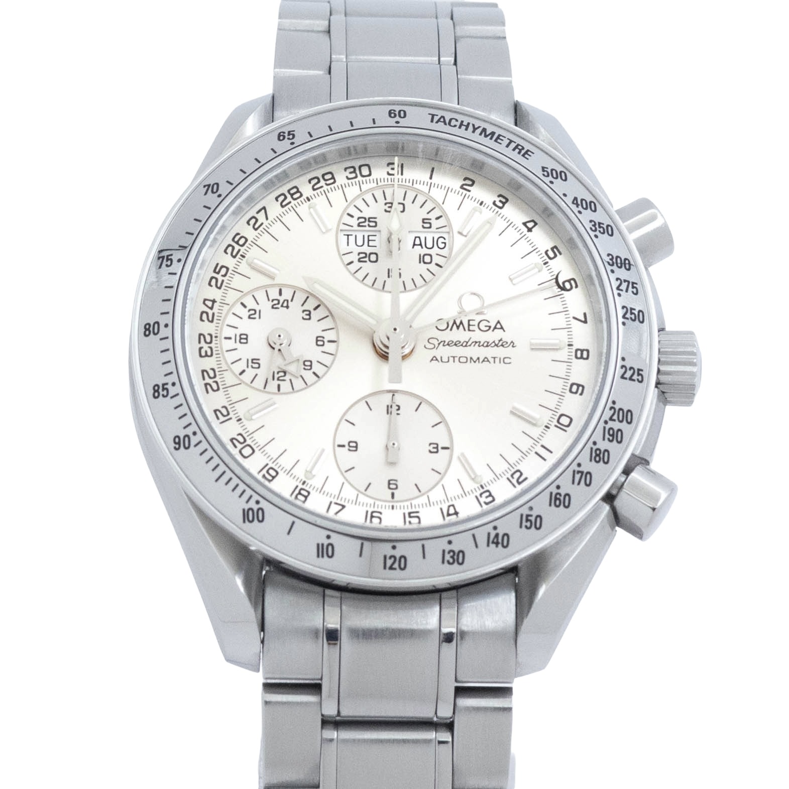 樂天商城 - 【中古】【保証書付き】 オメガ OMEGA スピードマスター 3523.30 OMEGA Speedmaster 自動巻き 腕時計 メンズ・ユニセックス シルバー
