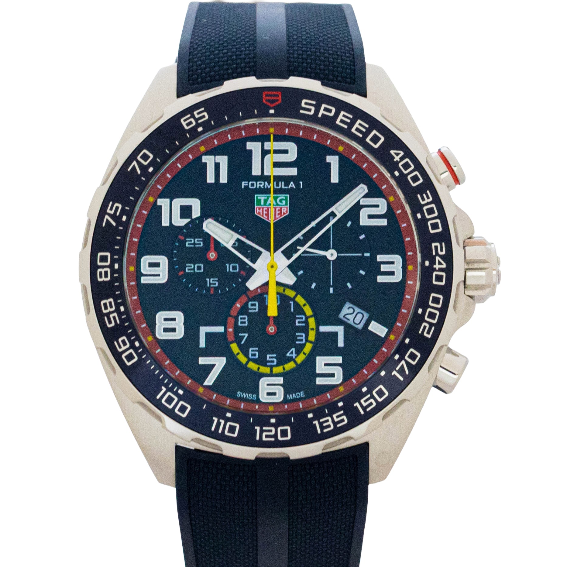 【中古】【箱・保証書付き】 タグホイヤー TAG HEUER フォーミュラ1 クロノグラフ レッドブル レーシング スペシャルエディション CAZ101AL クォーツ 腕時計