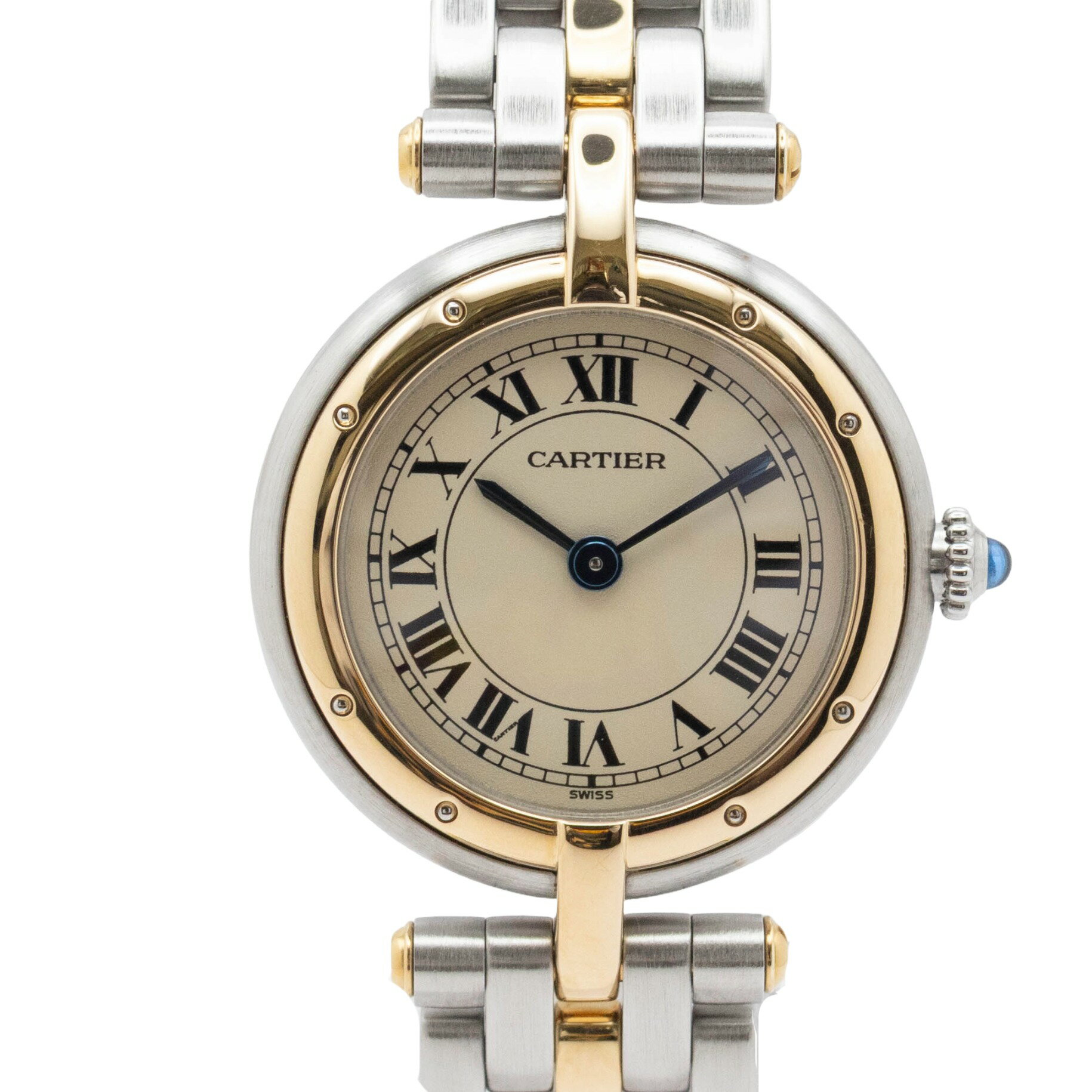 【中古】カルティエ Cartier パンテール ヴァンドーム W25030B5 Cartier Vendome クォーツ 腕時計 レディース アイボリー