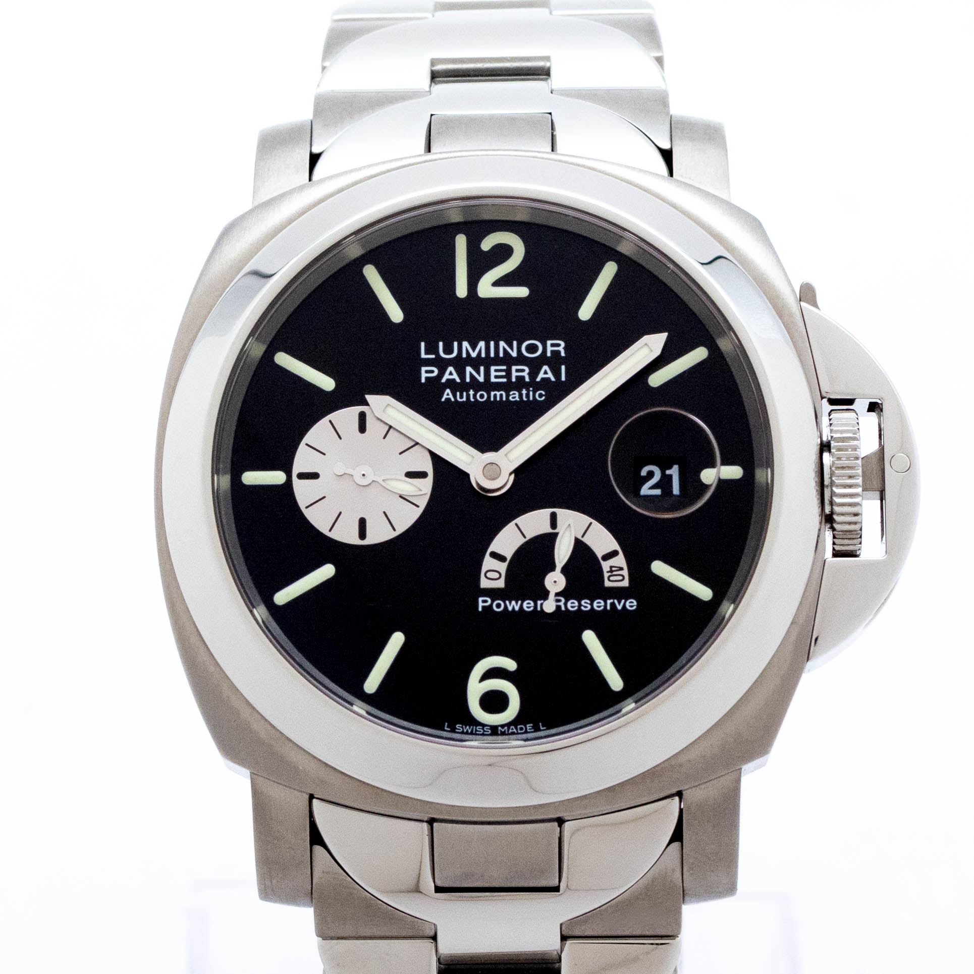 乐天商城 - 【中古】【箱・保証書付き】 パネライ PANERAI ルミノール PAM00171 Panerai Luminor 自動巻き 腕時計 メンズ・ユニセックス 黒