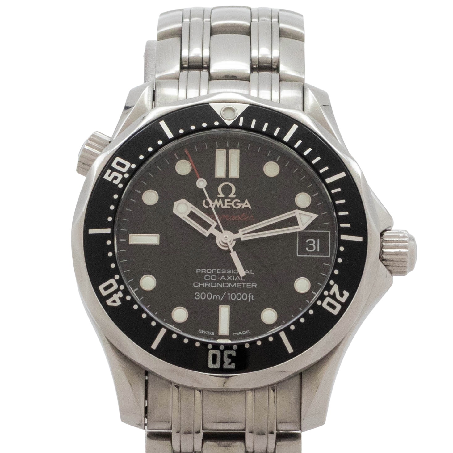 【中古】オメガ OMEGA シーマスター ダイバー 212.30.36.20.01.001 OMEGA Seamaster 自動巻き 腕時計 メンズ・ユニセックス 黒