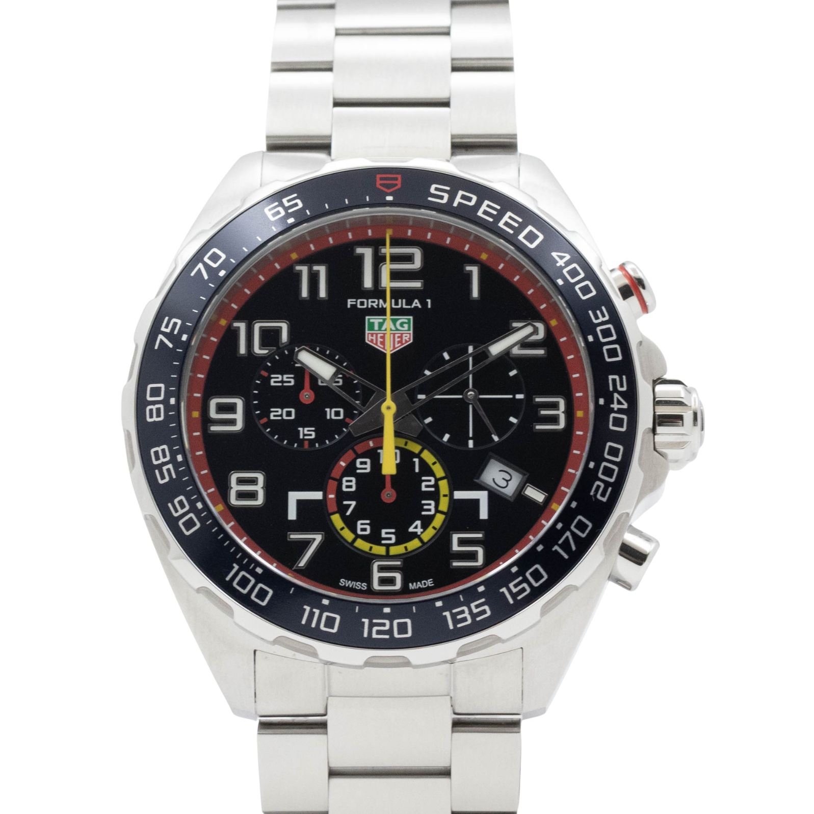 樂天商城 - 【中古】【箱・保証書付き】 タグホイヤー TAG HEUER フォーミュラ1 クロノグラフ レッドブル レーシング CAZ101AL.BA0842 クォーツ 腕時計 メンズ・ユニセックス 青