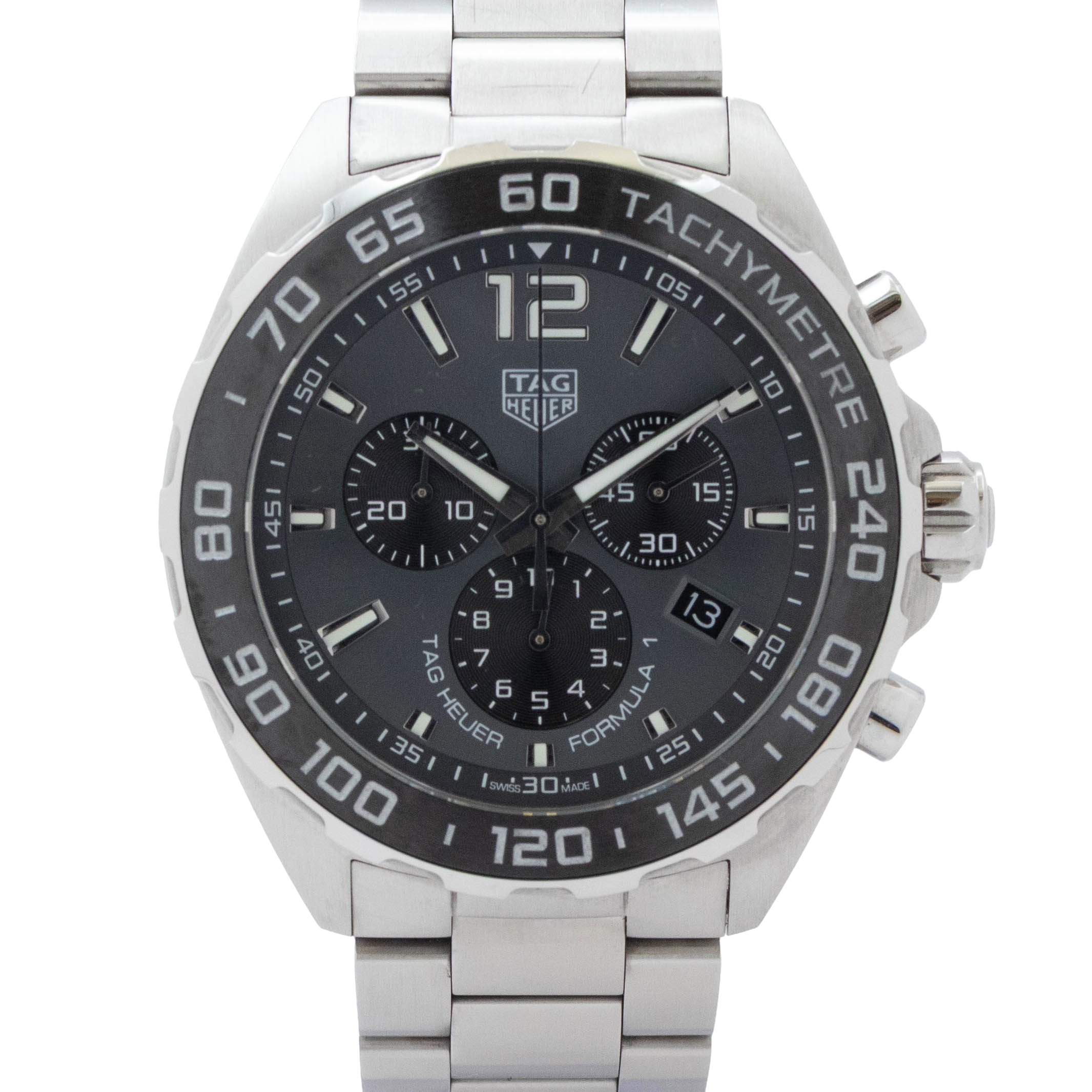 【中古】【箱・保証書付き】 タグホイヤー TAG HEUER フォーミュラ1 CAZ1011 TAG Heuer Formula 1 クォーツ 腕時計 メンズ・ユニセックス グレー
