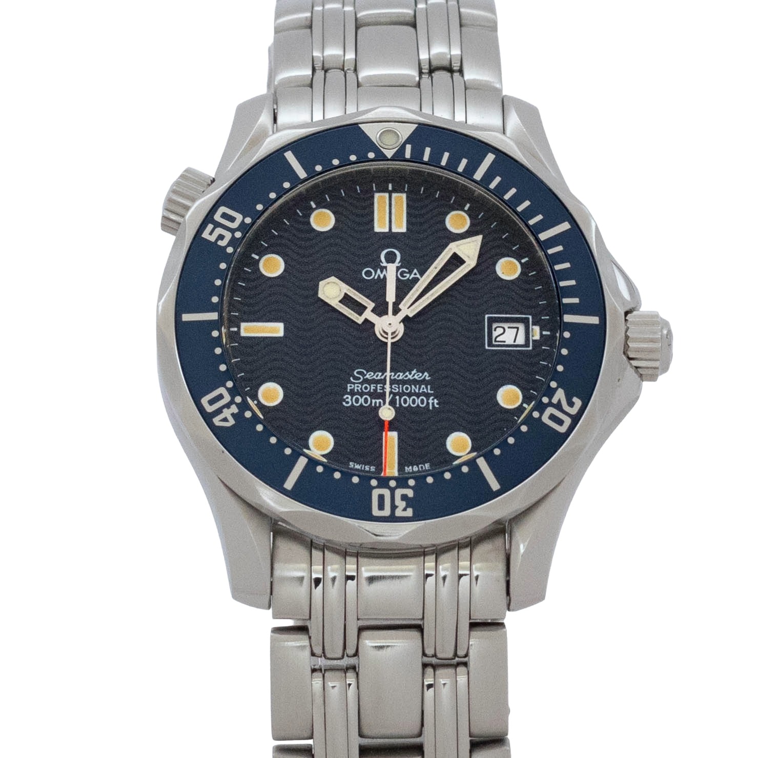乐天商城 - 【中古】オメガ OMEGA シーマスター 2561.80 OMEGA Seamaster クォーツ 腕時計 メンズ・ユニセックス 青