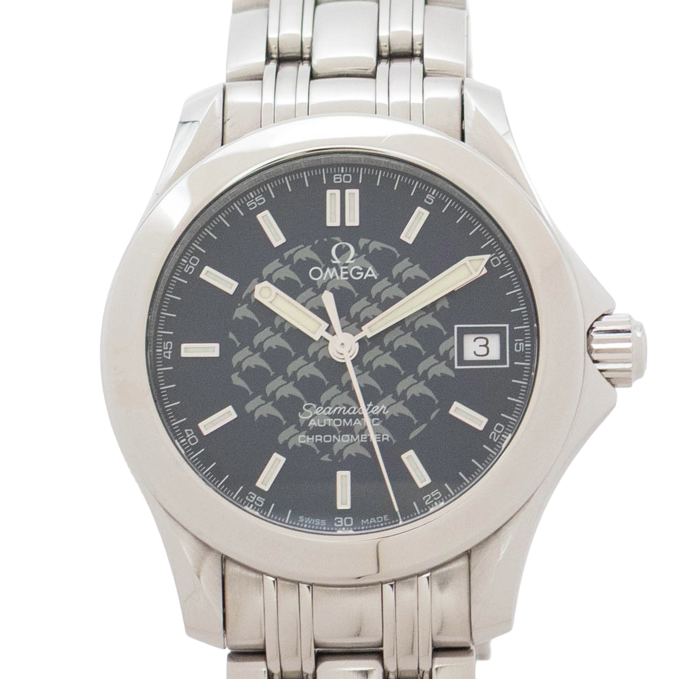 【中古】オメガ OMEGA ジャック マイヨール 2506.70 OMEGA Seamaster 自動巻き 腕時計 メンズ・ユニセックス 青