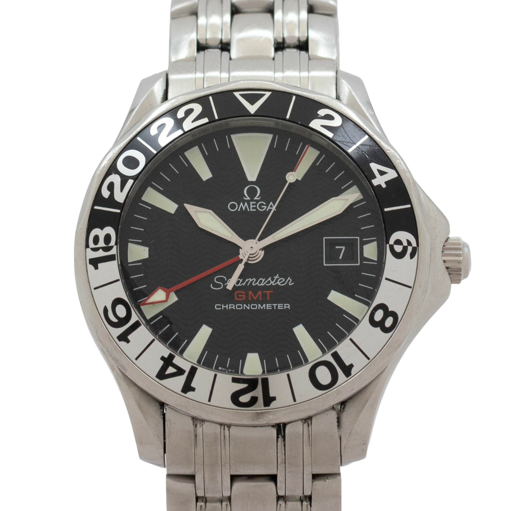 【中古】【箱・保証書付き】 オメガ OMEGA シーマスター 2534.50 OMEGA Seamaster 自動巻き 腕時計 メンズ・ユニセックス] 黒