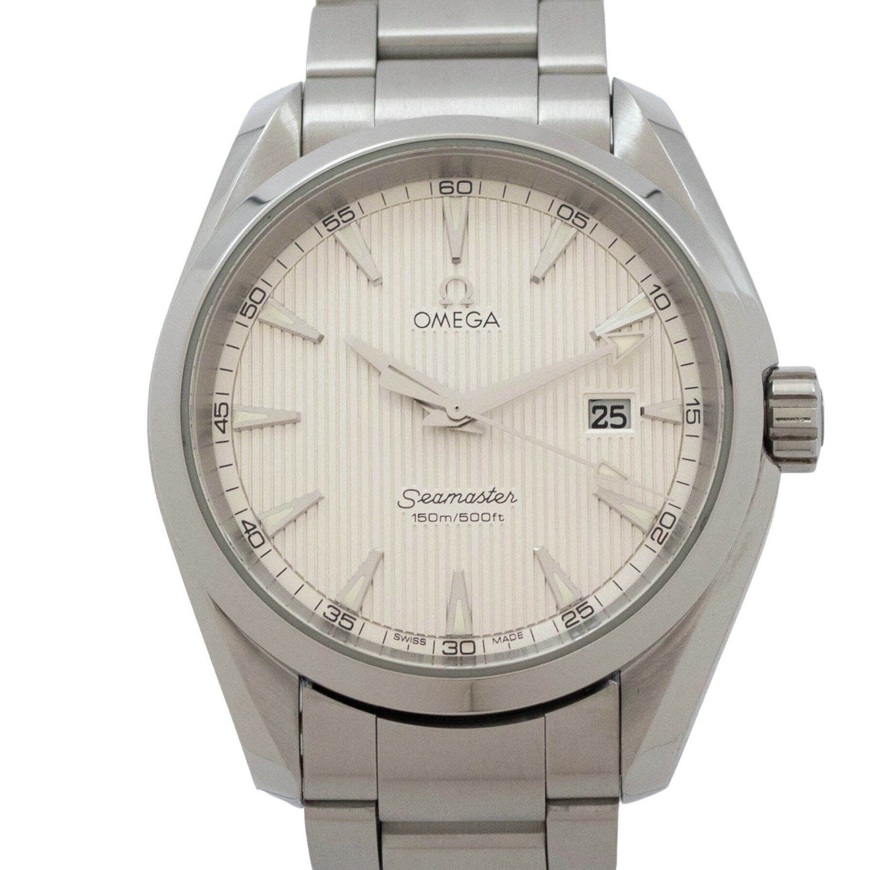 【中古】オメガ OMEGA シーマスター 231.10.39.61.02.001 OMEGA Seamaster Aqua Terra クォーツ 腕時計 メンズ・ユニセックス 白