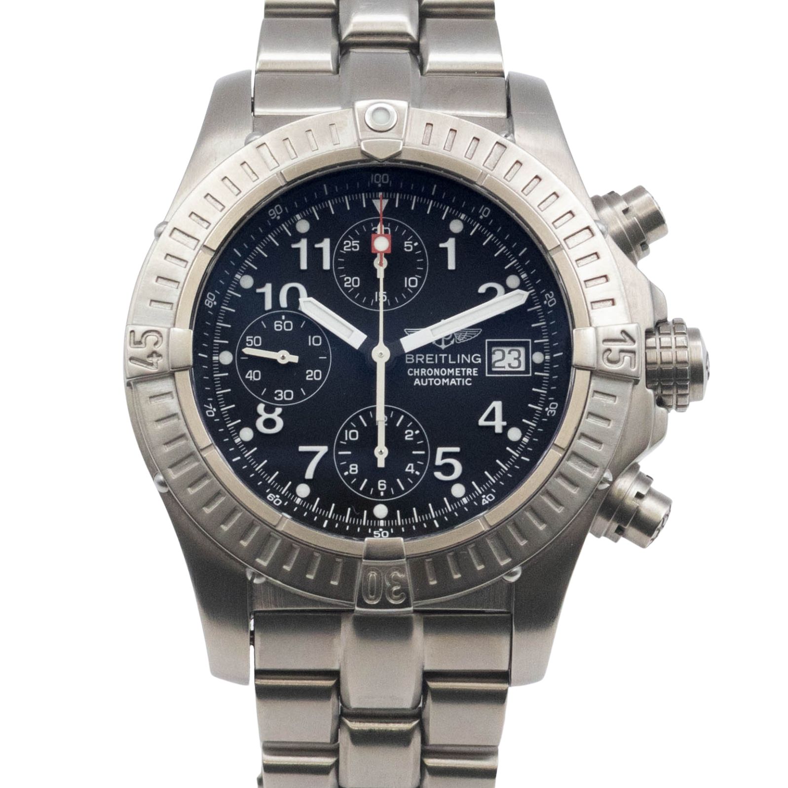 【中古】ブライトリング BREITLING アベンジャー E13360 Breitling Avenger 自動巻き 腕時計 メンズ・ユニセックス 黒