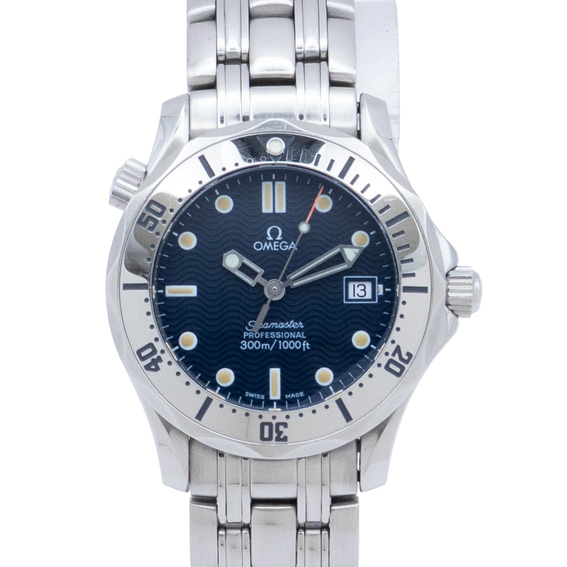 【中古】【保証書付き】 オメガ OMEGA シーマスター 2562.80 OMEGA Seamaster クォーツ 腕時計 メンズ・ユニセックス 黒