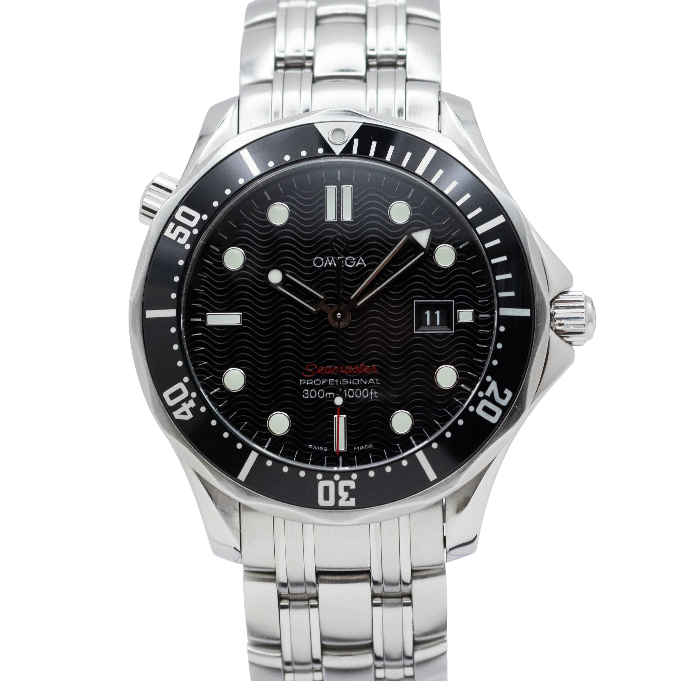 【中古】【保証書付き】 オメガ OMEGA シーマスター 212.30.41.61.01.001 OMEGA Seamaster クォーツ 腕時計 メンズ・ユニセックス 黒