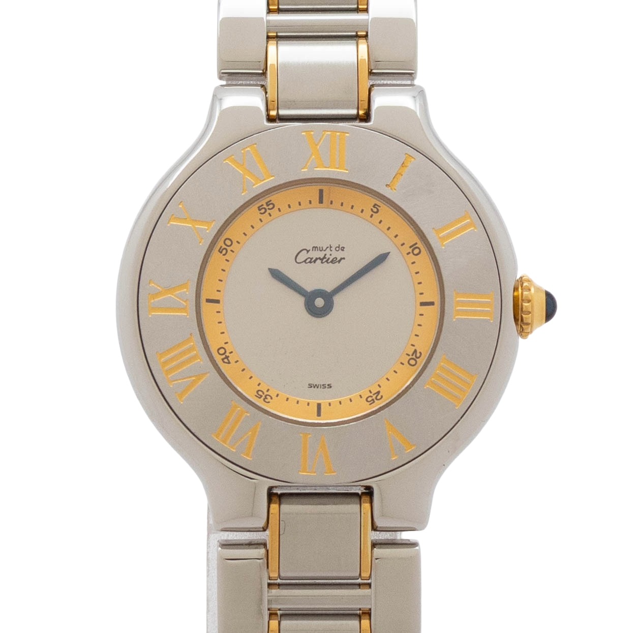  カルティエ Cartier マスト ドゥ カルティエ W10073R6 Cartier Must de Cartier 21 クォーツ 腕時計 レディース シルバー