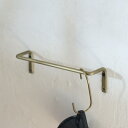 タオルハンガー タオル掛け 洗面所 壁 おしゃれ ゴールド 壁付 キッチン トイレ S (幅:約22cm) GD