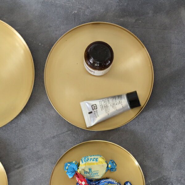 プランターソーサー トレイ 小物入れ 植木鉢 真鍮 直径約12cm