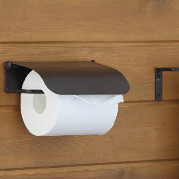 樂天商城 - トイレットペーパーホルダー トイレカバー おしゃれ シンプル シングル アイアン 黒 DIY
